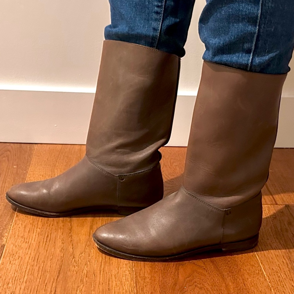 Roots Vintage Vegetable Tanned Leather Boots 7.5